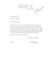 ["Henry Pratt, an Indian citizen, wrote a letter to U.S. Senator Elmer Thomas expressing concern over the sale of valuable timbered lands in Oklahoma without proper consideration of its actual value. Pratt requested the postponement of the sale until an investigation and adjustment of the timber removal from the land had been made, and emphasized the need to reserve mineral rights on the property. Senator Thomas assured Pratt that he had filed protests regarding the sale with the Indian Office and would do what he could to help."]