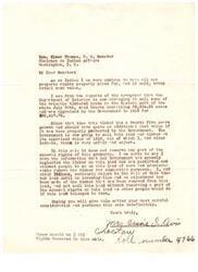 ["The letter is addressing Senator Elmer Thomas regarding the sale of valuable timbered lands in the Eastern part of the state. The writer, an Indian, is concerned about the unfairness of selling the land at its 1912 appraised value without reserving mineral rights. They believe the government has neglected the timber and allowed people to remove it for commercial purposes. The writer urges the Senator to postpone the sale and investigate the timber removal before proceeding."]