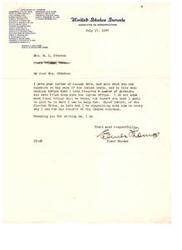 ["The text is a letter from Elmer Thomas, a member of the United States Senate Committee on Appropriations, to Mrs. M. L. Stanton regarding the sale of Indian lands. Thomas mentions receiving protests and cooperating with Chief Durant of the Choctaw Tribe to help the Indian citizens. He assures Mrs. Stanton that he will do what he can to assist."]