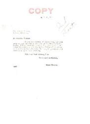 ["The letter is from lawyers representing small lumber operators in southeastern Oklahoma who are concerned about the proposed sale of Choctaw Indian lands. They believe that selling the land in one parcel will benefit large corporations and force small operators out of business. They are requesting assistance from Senator Elmer Thomas to protect the interests of the small operators."]