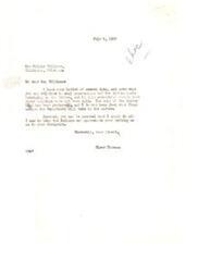 ["Mulsie Williams wrote a letter to Elmer Thomas inquiring about the sale of coal and timber lands belonging to the Tribes. Elmer Thomas responded that the lands have not been sold yet and the sale of timber land has been postponed. He assured Williams that he will do his best to help the Indians. Williams expressed his desire for the lands to be sold so that the money could be used to benefit the Indians, and asked for Thomas' assistance in purchasing the land for the homeless Indians to receive per capita payments. Williams also mentioned his financial struggles and thanked Thomas for his past assistance to the Indian community."]