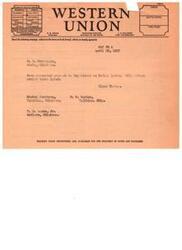 ["The text outlines the different classes of service for telegrams offered by the Western Union Telegraph Company, including domestic, cable, night letters, day letters, deferred messages, and ship radiograms. It also includes terms and conditions regarding liability, delivery, and rates for each type of service. Customers are advised to check the class of service desired to ensure the message is transmitted correctly."]