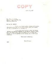 ["The letter is from the LeFlore Lumber & Mill Co. to Senator Elmer Thomas, expressing concern about the sale of Indian Timber Land by the United States Government. The company believes that selling the land in individual tracts would result in a higher price and benefit the local lumber industry. They request that the sale be stopped and individual tracts be offered for sale in the County Seat of each county where the land is located. They argue that selling the land as one large tract would harm the lumber industry and the livelihood of many people in the area."]
