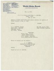 ["The text lists the members of the United States Senate Committee on Appropriations and provides a copy of a letter regarding the annual election for members of the Tribal Council on the Kiowa Reservation. The letter includes the names of the elected members from various tribes and mentions that the Council now has ten members. The letter was copied by M.E.P. on December 9, 1935."]