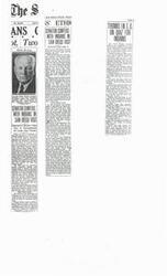 ["Senator Elmer Thomas visited San Diego to investigate the California Indian problem as chairman of the senate Indian affairs committee. He criticized the government for not respecting treaty rights of the Indians and discussed the need for higher price levels. He expressed hope for President Roosevelt's reelection but acknowledged the challenges he would face. The main cause of discontent among California Indians is the loss of land due to encroachments. Senator Thomas also praised the city's Exposition and expressed interest in securing funds for a permanent Indian exhibit."]