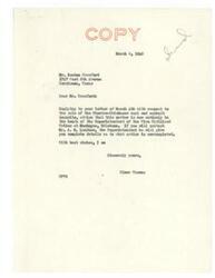 ["Crawford is inquiring about the sale of coal and asphalt deposits, and Senator Elmer Thomas informs him that the matter is in the hands of the Superintendent of the Five Civilized Tribes. He advises Crawford to contact the Superintendent for more information. Additionally, Thomas is asking the attorney for the Indian Affairs Committee to provide Crawford with details on the status of the measure."]