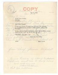 ["The text is a correspondence between Chief James Kohat and Senator Elmer Thomas regarding the Garrison Dam project in North Dakota. Chief Kohat expresses interest in the project and requests information and assistance in getting value for the land. Senator Thomas acknowledges the request and promises to help gather information and secure the money. Additionally, Chief Kohat mentions that others in California also want assistance with a project."]