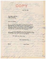 ["The letter is discussing a bill that was passed without the consent of restricted Indians, and the Tribal Council wants the bill to be passed in a different form. The letter also mentions efforts being made to get Senate Bill 1086 passed and asks for support in this endeavor."]