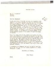 ["Mr. Blackwolf wrote a letter expressing his frustration with the Indian Service, stating that Indians are unable to get information from agency officials and often do not receive replies to their letters. He recommends closing Indian Agencies and distributing lands and funds to tribe members. Senator Moore introduced a bill to abolish the Indian Bureau in the last Congress, but it received little support. Elmer Thomas, responding to Blackwolf, expresses the prevailing opinion that the Indian Bureau should be retained and that qualified Indians should apply to have their restrictions removed. Thomas appreciates Blackwolf's viewpoint and invites further suggestions or recommendations."]