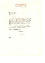 ["Mrs. M. D. Hyrick sent a letter to United States Senator Elmer Thomas enclosing a resolution regarding the proposed abolishment of the Indian Bureau. The resolution expresses disapproval of the abolishment, stating that it would be detrimental to the Indian community and that they lack the knowledge and understanding to manage their own affairs. The resolution also recommends the appointment of a well-prepared and qualified attorney for United States Commissioners. The resolution was signed by a committee group staff and includes various members and their roles. Senator Thomas acknowledges receipt of the resolution and expresses willingness to discuss the matter further with Mrs. Hyrick's attorney."]