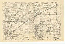 ["CAC_CC_053_4_0000_1_11: This map, produced by the Independent Petroleum Association, features a prominent arc of fault lines labeled AREA UNDER PLAY. Dimensions: 11 x 17."]