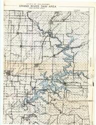 ["Create a concise and logical summary using the title Survey map and the text: This survey map illustrates property lots, highways, railroads, bodies of water, and state lines. Dimensions: Not specified."]