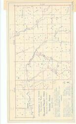 ["Survey map by U.S. Department of the Interior, Five Civilized Tribes, featuring some streams and boundary lines in red. Dimensions: Not specified."]