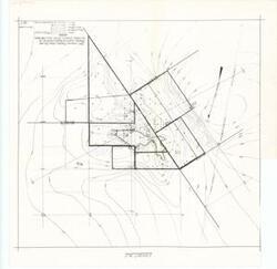 ["Create a concise and logical summary: This geological map features a blue annotation indicating the Limit of Shallow Brine. Dimensions: Not specified."]