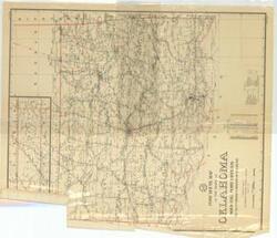 ["Coverage map by the United States Postal Service, featuring Post Offices with intermediate distances on mail routes, stations, county seats, rural and special delivery supplies, and railroads. Dimensions: 35 1/2 x 41 1/8."]