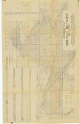 ["Create a concise and logical summary using the title CAC_CC_053_4_0000_1_36 and the provided text: This geological map, created by Charles E. Decker, C.L. Cooper, and Rex McGehee of the Oklahoma Geological Survey, illustrates iron ore hills, mining operations, ore outcrops, test holes, and topographic data. It was removed from the Indian Publication File. Dimensions: 30 3/8 x 48 1/2."]