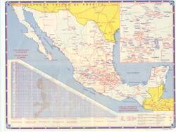 ["Create a concise and logical summary using the title from the TITLE column and the text in the summary.  This tourist map, produced by the Mexican Tourist Association and the Mexican Government's Tourist Department, was removed from the materials of the 80th Congress Appropriations Committee, specifically the Foot and Mouth Subcommittee. Dimensions: 18 x 23 5/8."]