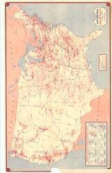 ["Create a concise and logical summary using the title from the TITLE column and the text in the summary. This coverage map by Electric Power and Light (Chicago) illustrates generating stations (hydro and fuel) in metropolitan areas, along with transmission circuits and substations. Dimensions: 19 1/4 x 31 1/2."]