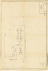 ["Create a concise and logical summary using the title from the TITLE column and the text in the summary.  This site plan, prepared by the War Department and U.S. Army Corps of Engineers, illustrates a building schedule and was extracted from the 80th Congress Armed Services legislative records concerning the Remount Station Transfer.  Dimensions: 26 1/2 x 41."]