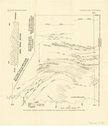 ["Geological map produced by the Oklahoma Geological Survey. Dimensions: 14 x 12."]