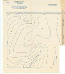 ["Topographic Map of SW1/4-Sec 11-T26N-R2E-I.M. by Joseph A. Williams, depicting highways and elevation with an Exhibit 'B' label in the lower right corner. Dimensions: 14 1/2 x 17."]
