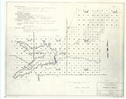 ["CAC_CC_053_4_0000_1_76: This summary covers two hydrologic maps created by the Bureau of Reclamation, Department of the Interior, illustrating dam features, reservoir features, irrigation works, project area, and arable land at the Hardesty Reservoir site. Dimensions: 20 1/8 x 25 1/2 and 13 1/2 x 16 1/2."]