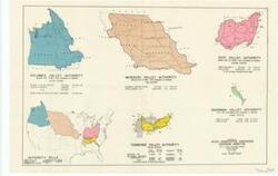 ["R.J. Tipton's Chart Map depicts the area and population of regions under specific authorities, including the Columbia Valley Authority, Missouri Valley Authority, Ohio Valley Authority, and Tennessee Valley Authority. This is the second map in a series of three.  Dimensions: Not specified in the provided data."]