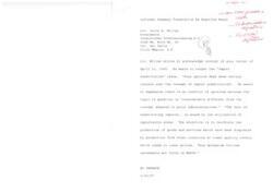 ["Licensee. Millan from FORETON Consultores Internacionales, S.C. responds to a letter regarding the issue of \"import substitution\" and clarifies that there is no conflict of opinions. He explains that the objective is to reinforce the production of goods and services that have been displaced by production from other countries at lower quality levels. This mechanism follows agreements set forth in NAFTA."]