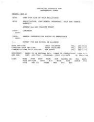 ["The document outlines the projected schedule for Ambassador Jones on Friday, May 17, including attending a charity event, a luncheon, and an awards presentation. It also includes contact information for duty officers and details about a reception at the Residence on May 16. Additionally, there is mention of an event at Mrs. Martha Hyder's home in San Miguel on May 17-18."]