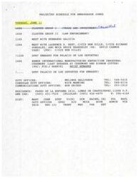 ["The projected schedule for Ambassador Jones on Tuesday, June 11 includes meetings with various individuals, attendance at the Remex International Manufacturing Exposition inaugural ceremony, and giving a speech at the event. The Ambassador highlights the positive economic outlook for Mexico and emphasizes the importance of manufacturing in driving economic growth. The event is seen as a symbol of optimism for Mexico's future economic development."]
