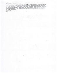 ["The document from Jon Hale to James R. Jones expresses interest in an internship program for college-age individuals to work with a congressman. Jon is planning to enroll at the University of Kansas in fall 1977 and has also applied to the University of Oklahoma. He is interested in working for the government and asks for consideration for the internship program. The document asks for a response to remind them of Jon's interest."]