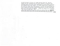 ["The author received a letter from James Malone regarding a problem with sick leave for employees of the Postal Service. The author has asked their staff member, Jerry Conrey, to investigate the issue and make changes to the policy to make it more fair and less burdensome. The author thanked Malone for bringing the issue to their attention."]