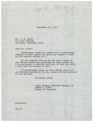 ["The document is acknowledging receipt of a request for a copy of the Pension Reform Bill, stating that a copy of the actual Public Law is not available but a detailed analysis is being provided instead. The recipient is encouraged to reach out for further assistance if needed."]