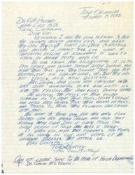 ["The writer expresses gratitude for the County Health Mobile Unit and the assurance it provides through various tests. They highlight the difficulty of getting timely medical appointments and praise the unit for their caring approach towards patients. The writer hopes the service continues to benefit older people in Tulsa and removes fears about unknown diseases. They also send a copy of the letter to the head of the Health Department."]