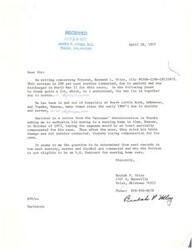 ["The document is regarding a veteran named Raymond L. Utley who is 100% service connected due to anxiety and was discharged from World War II for this cause. He has a history of drinking and has been in and out of hospitals for anxiety and depression. The Veterans' Administration in Topeka requested authorization for him to move to a nursing home in Alma, Kansas in 1975, but later ruled that his brain damage was not service connected, resulting in loss of compensation. The document questions why the veteran is not eligible for VA contract for nursing home care. Another letter from the Veterans Administration in Topeka requests assistance in planning a nursing home placement for Mr. Utley at the Alma Manor in Kansas. The document mentions his progress in providing his own care and his interest in music, and suggests a trial basis for him to go to the nursing home on October 10, 1975."]
