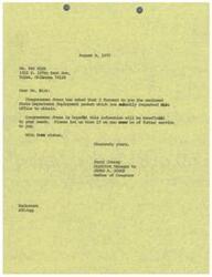 ["The document is from Jerry Conrey, the District Manager to Congressman James R. Jones, forwarding a State Department Employment packet to Ms. Pat Kirk as requested. Congressman Jones hopes the information will be beneficial to her needs and offers further assistance if needed."]