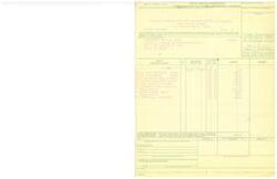["The document is a form from the General Services Administration for a statement, voucher, and schedule of withdrawals and credits. It includes information about payments, invoices, charges, adjustments, and certifications. The form should be completed and sent to the specified office for prompt handling. Adjustments are not to be requested or made for amounts of $10.00 or less per line item."]
