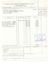 ["The document provides instructions on how to make a deposit to an account, send the deposit confirmation to the General Services Administration in Ft. Worth, Texas, and pay the amount due on the statement. It also includes details of the charges and amounts to be paid, as well as information on the paying office and certification for payment."]