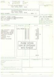 ["This text is a financial statement detailing payments made by the General Services Administration to the United States House of Representatives. It includes specific amounts for various charges and services, as well as instructions for payment and documentation. The statement also includes a certification of the paying office confirming the accuracy of the listed items and the designated appropriation for payment."]