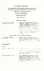 ["The document provides a membership list for the Anglo-American Conference on the Balance of Power and Authority between the Executive and Legislative Branches of Central Government, held in 1974. The list includes participants from the United States Senate and House of Representatives, as well as other members from the UK. The conference aimed to discuss the relationship between the executive and legislative branches of government."]