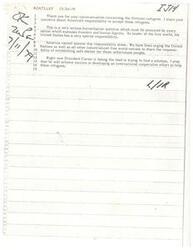 ["The document discusses concerns about America's responsibility to accept Vietnamese refugees and calls for a cooperative international effort to provide safe shelter for them. President Carter is mentioned as taking the lead in finding a solution."]