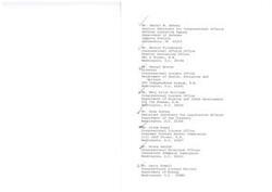 ["The document lists contact information for various individuals involved in congressional affairs within different government agencies, including the Defense Logistics Agency, General Accounting Office, Department of Health, Education and Welfare, Department of Housing and Urban Development, Department of the Treasury, Consumer Product Safety Commission, Interstate Commerce Commission, and Department of Energy."]