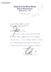 ["The document from Ed Edmondson expresses gratitude to Mr. and Mrs. James R. Jones for their sympathy and support during a time of loss."]