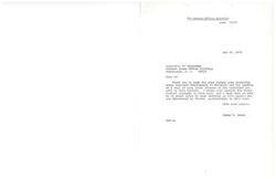 ["Representative  Ed Edmondson wrote a letter to James R. Jones thanking him for his support of water resource development in Oklahoma and sharing concern for flood control projects. Edmondson also issued a plea for funding for several important water resource projects in Oklahoma, emphasizing the need for additional funds to get construction underway. He also warned against proposed regulations that could impact future projects and urged the Subcommittee to support revisions. Additionally, Edmondson called for approval of funds for various projects, including Candy Lake, Kaw Lake, Shidler Reservoir, Central Oklahoma Navigation Project, Arcadia Reservoir, and Seward water supply reservoir. He thanked the Subcommittee for their dedication to water resource development and pledged Oklahoma's support for the projects."]