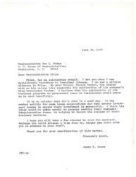 ["James R. Jones, a private attorney from Tulsa, is writing to Representative Joe L. Evins to introduce his friend Ronald Harper's idea regarding the application of his company's Site Evaluation System to government loans for small businesses. Jones believes that Harper's idea could be beneficial in ensuring the success of small business ventures seeking loans from the Small Business Administration. Jones requests that Evins consider the idea and potentially arrange a meeting with Harper to discuss further."]