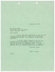 ["The document is from James R. Jones to Gerald Bliss, thanking him for the opportunity to speak to the Operating Engineers and for his contribution to Jones' campaign. Jones expresses gratitude for Bliss's support and friendship."]