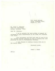 ["James R. Jones expresses gratitude to Jerry C. Edmonson for his support and contribution to the Jones for Congress Club Trust. Jones values Edmonson's friendship and past help, and looks forward to working together to realize the potential in Northeastern Oklahoma."]