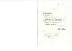 ["Congressman James R. Jones sends a letter to John D. Exline expressing his condolences on the death of his mother, Ruth. He mentions how Ruth will be missed by many and how she had helped him during his last campaign. Jones also instructs his assistant to prepare a condolence letter for Exline and his family."]