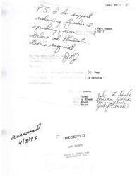 ["The document is urging the recipient, James R. Jones, to support stopping forced busing and reducing national spending. The sender, Eibeck, signs off with the support of family members."]