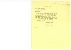 ["Norma Eagleton thanked Congressman James R. Jones for his help and mentioned that Congressman Ray Thornton will speak in Tulsa on September 6 and Barbara Jordan will speak at a later date. She asked for advice on finding a speaker if Jordan is unavailable and suggested discussing the impeachment issue at the dinner. Norma also expressed concern about the date of the dinner due to speculation about impeachment proceedings."]
